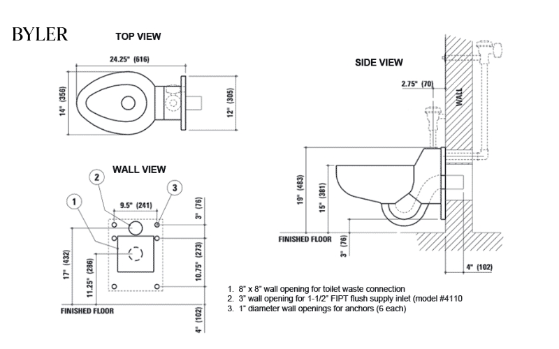 Bản vẽ lắp đặt thiết bị vệ sinh 1