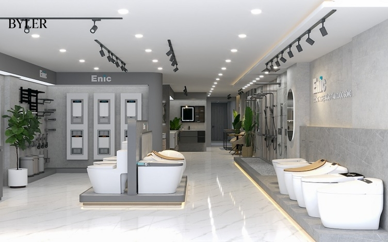 Showroom sử dụng công nghệ ánh sáng thông minh