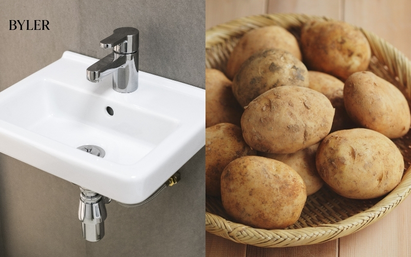 Sử dụng khoai tây tươi