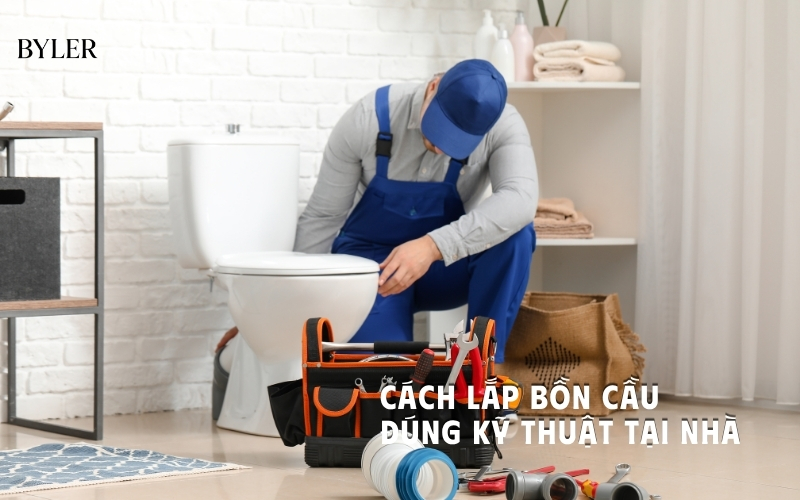 Cách lắp bồn cầu