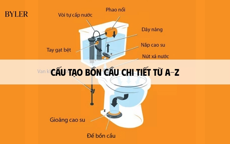 Cấu tạo bồn cầu Cấu tạo bồn cầu
