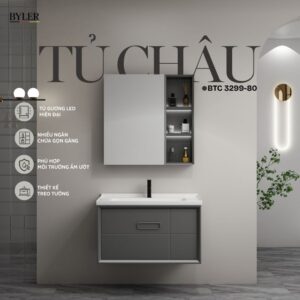 Tủ chậu lavabo Byler BTC 3299-80