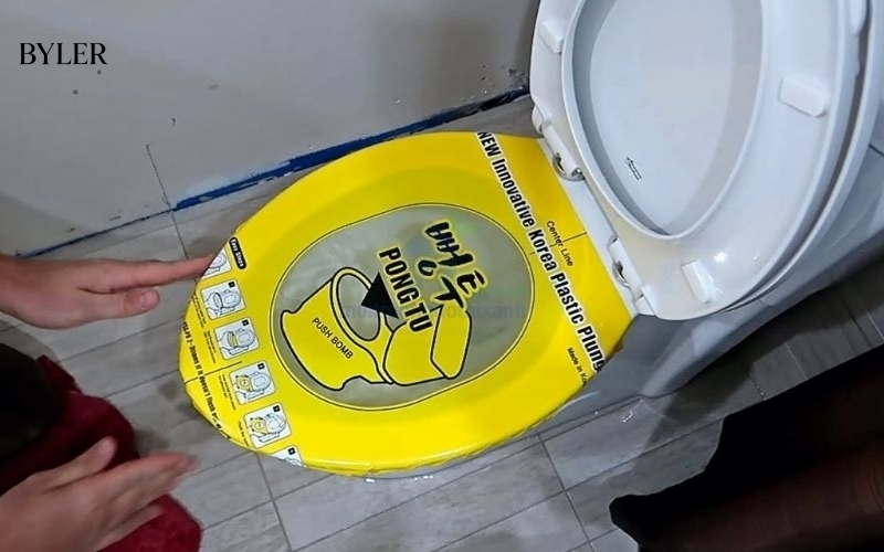 Miếng dán thông bồn cầu