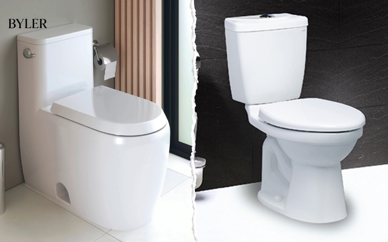 Cấu tạo khác biệt giữa bồn cầu 1 khối và 2 khối