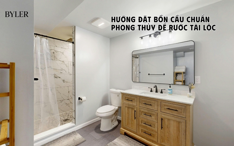 Hướng đặt bồn cầu