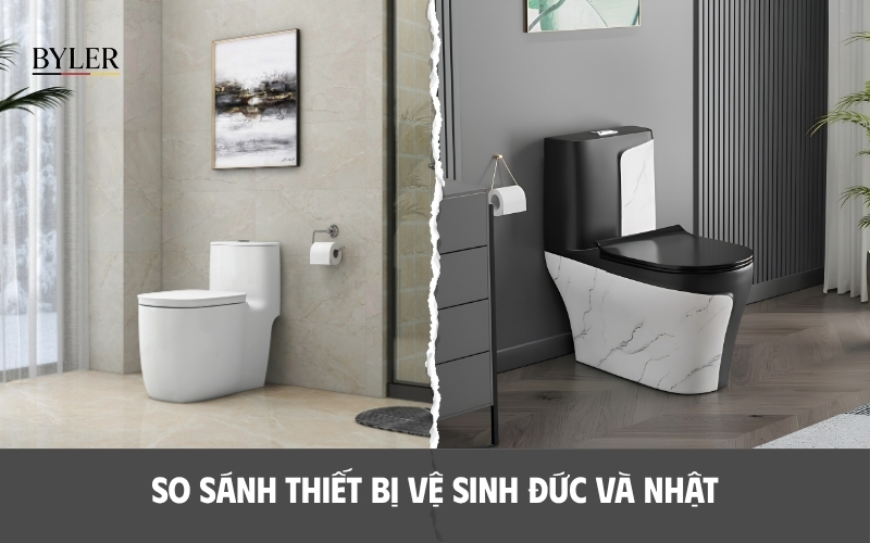 So sánh thiết bị vệ sinh Đức và Nhật