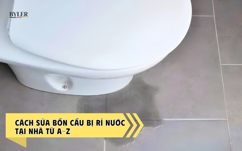 Bồn cầu bị rỉ nước
