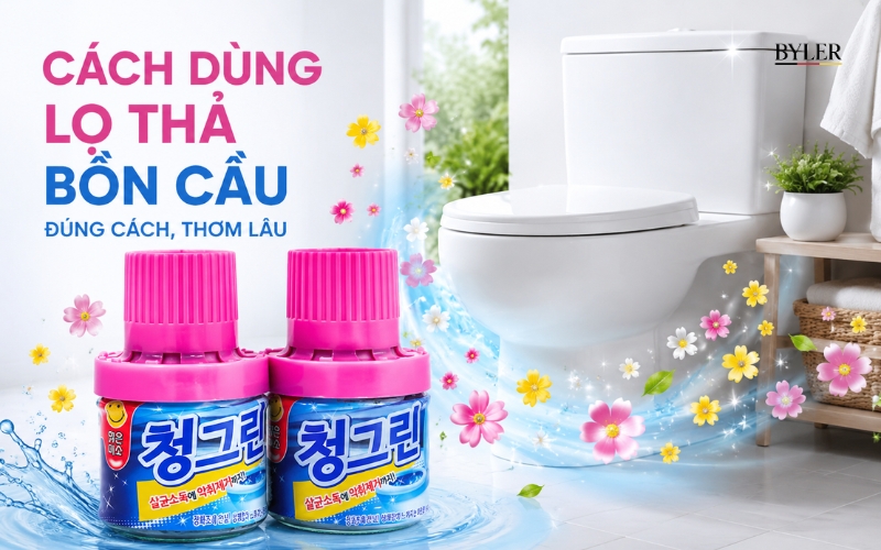 Cách sử dụng lọ thả bồn cầu Cách sử dụng lọ thả bồn cầu