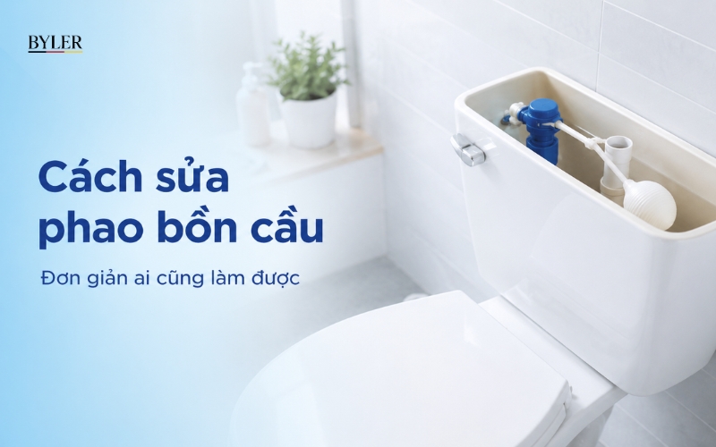 Cách sửa phao bồn cầu