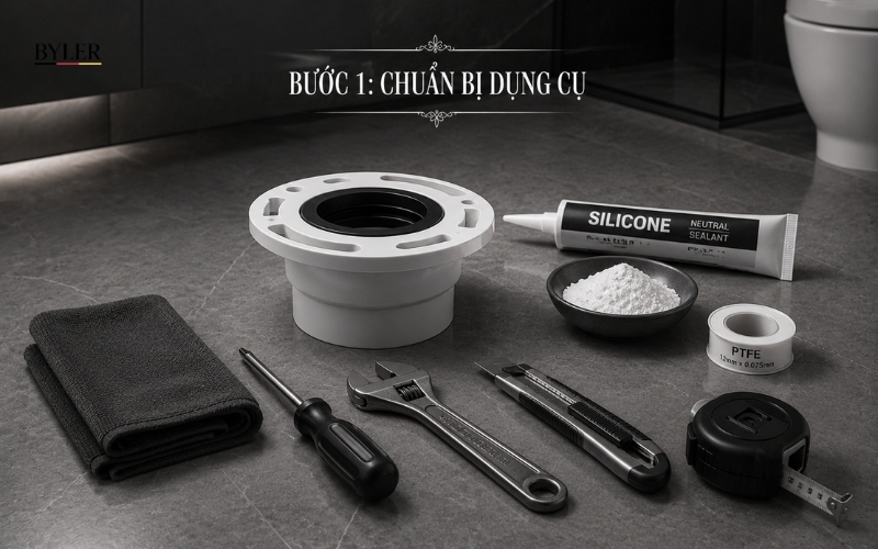 Chuẩn bị dụng cụ cần thiết