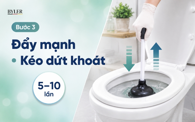 Đẩy mạnh – kéo dứt khoát từ 5 đến 10 lần Đẩy mạnh – kéo dứt khoát từ 5 đến 10 lần