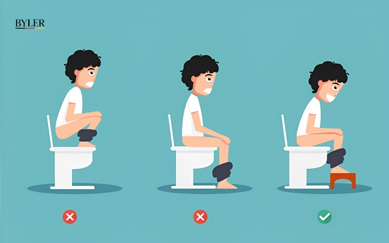 Ngồi bồn cầu đúng cách 2