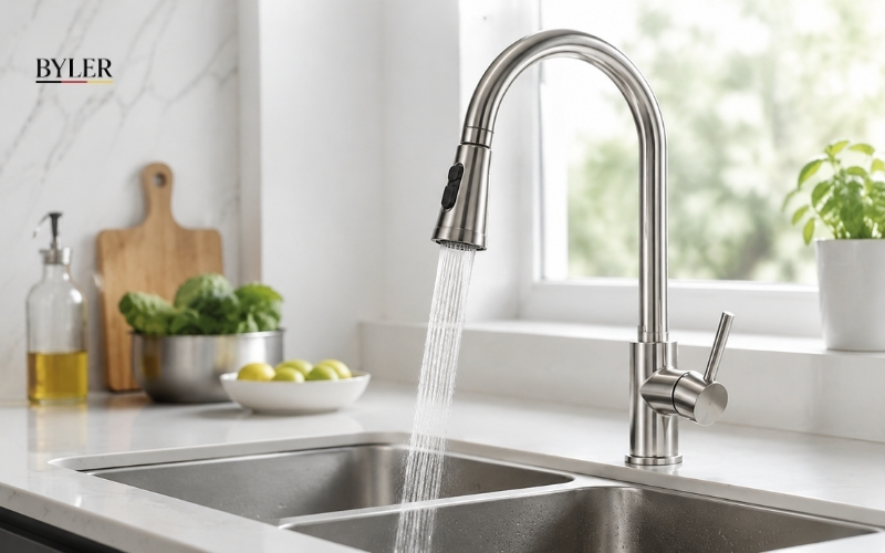 Các loại vòi rửa bát phổ biến hiện nay