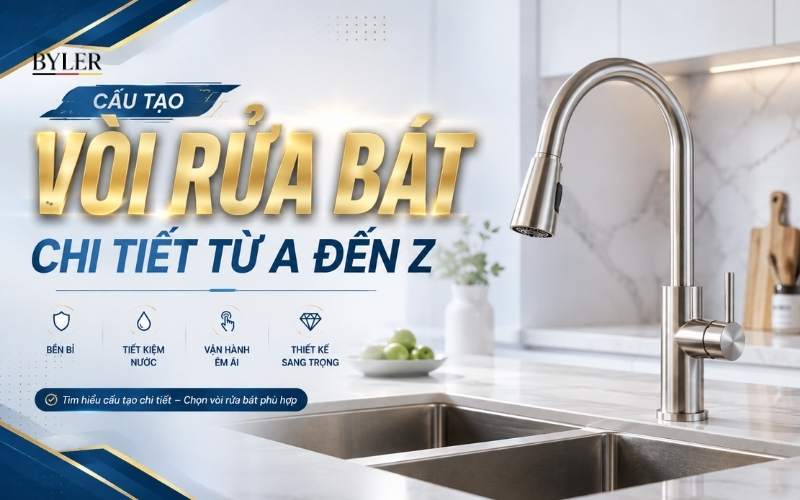 Cấu tạo vòi rửa bát