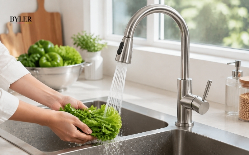 Kinh nghiệm chọn vòi rửa bát bền đẹp theo thời gian