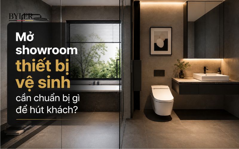 Mở showroom thiết bị vệ sinh cần chuẩn bị gì