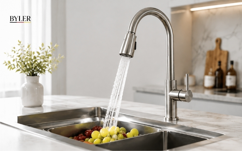 Nên chọn vòi rửa bát Inox 304 hay Đồng mạ Crom