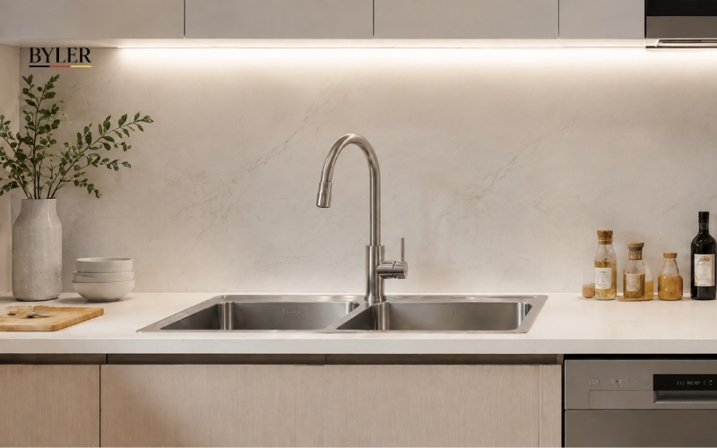 Ưu nhược điểm của chậu rửa bát 1 hố và 2 hố