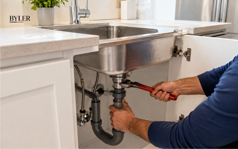 Vì sao cần chọn đúng kích thước ống thoát chậu rửa bát