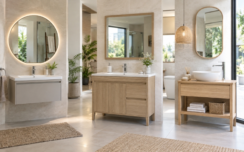Các loại tủ chậu lavabo được ưa chuộng hiện nay