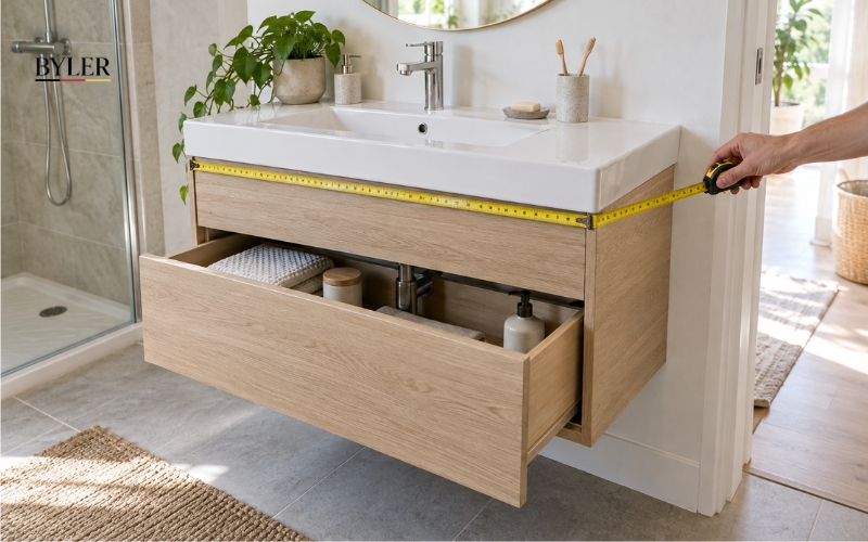 Các thông số kích thước tủ chậu lavabo