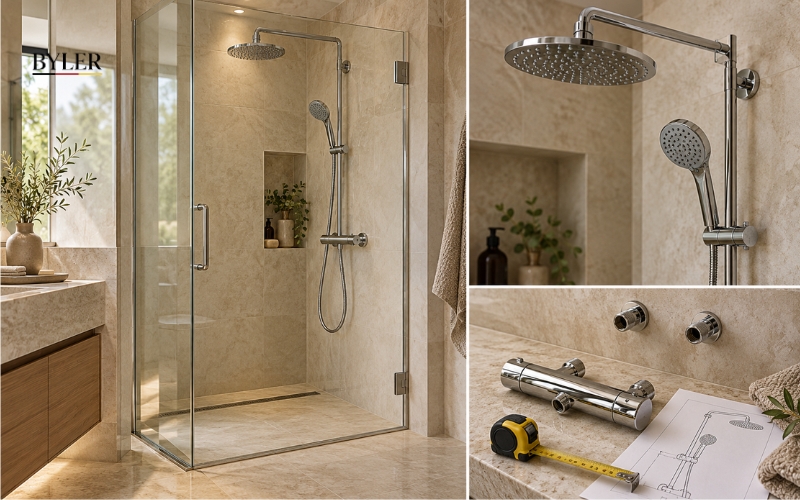 Bí quyết chọn kích thước sen tắm vừa đẹp vừa tiện
