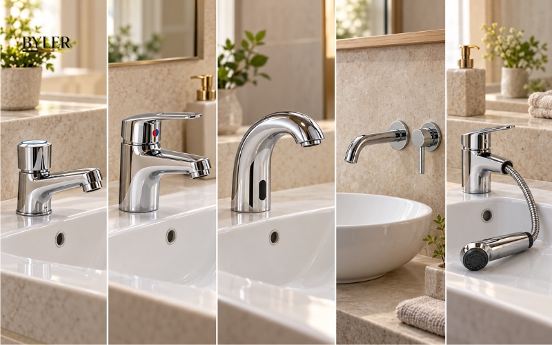 Các loại vòi lavabo cho người mê sự tinh tế Các loại vòi lavabo cho người mê sự tinh tế