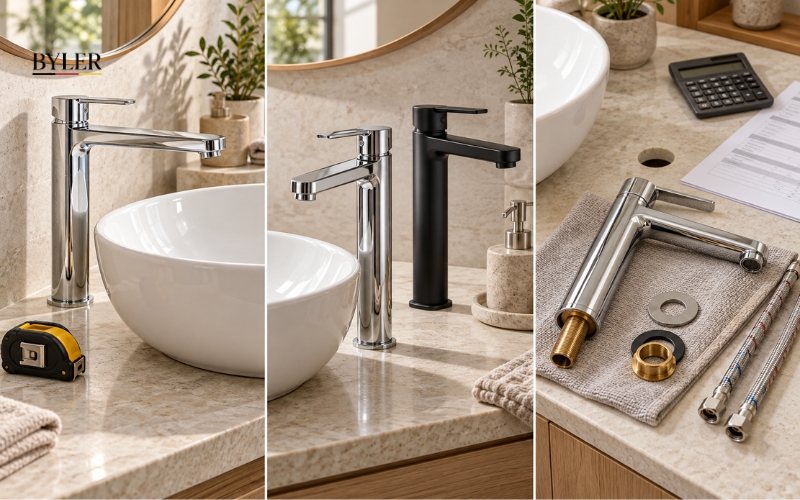 Cách chọn vòi lavabo phù hợp với phòng tắm Cách chọn vòi lavabo phù hợp với phòng tắm