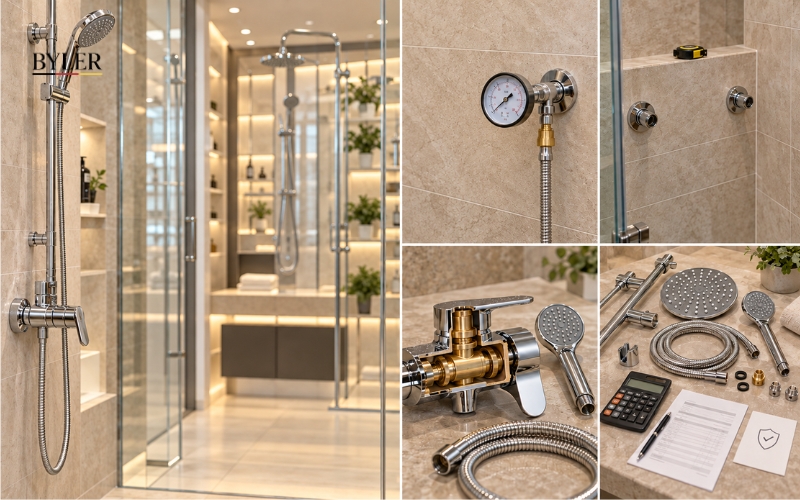 Cách lựa chọn sen tắm phù hợp tránh tốn tiền oan