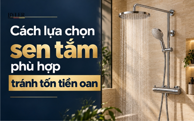 Cách lựa chọn sen tắm phù hợp