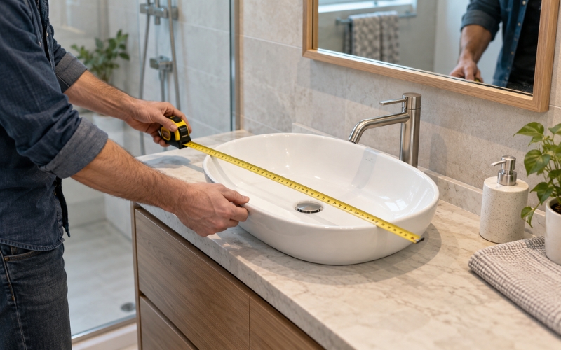 Chọn lavabo theo không gian phòng tắm