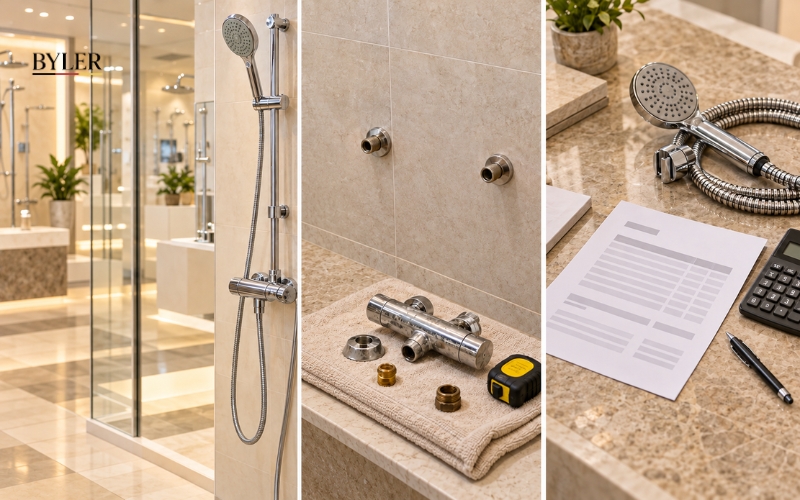 Những điều cần xác định trước khi chọn sen tắm