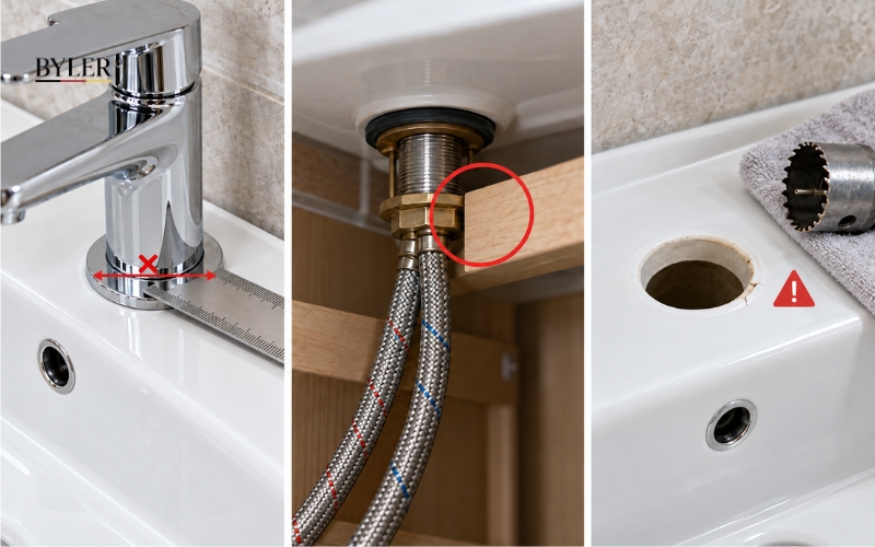 Những lỗi cần tránh khi lắp vòi lavabo