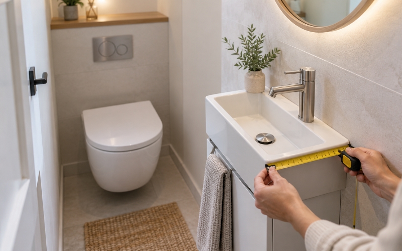 Những lỗi thường gặp khi chọn kích thước lavabo