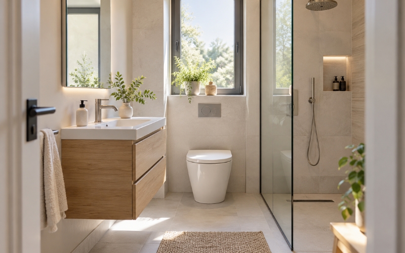 So sánh lavabo sứ và lavabo đá cho phòng tắm hiện đại